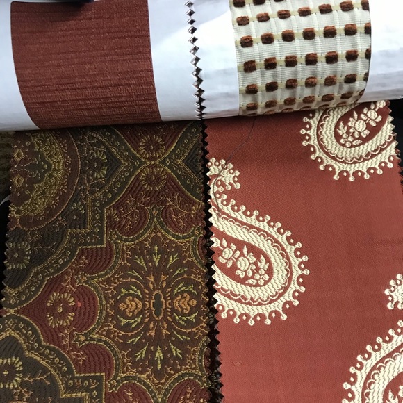 Robert Allen Upholstery Fabric Sample Book Color library “POMEGRANITE” 51 pieces - Picture 8 of 11